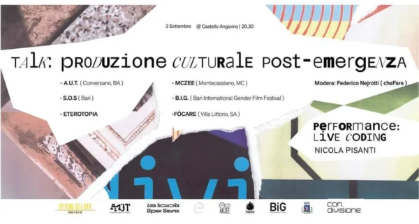 Produzione Culturale Post Emergenza, TALK